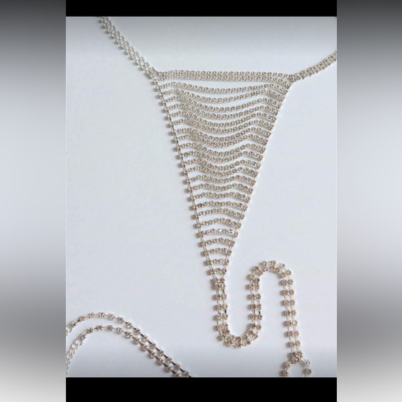 Sparkling Rhinestone Thong - Picture 2 of 5